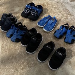 Nike Boys Shoes. Size 5S And 6S. Oshkosh 10