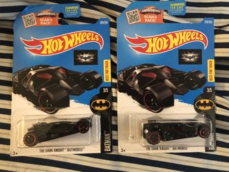 Two Batman Batmobile Hot Wheels