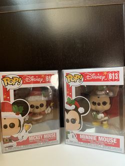 Funko Pop Holiday Mickey And Minnie Mint In Protective Case