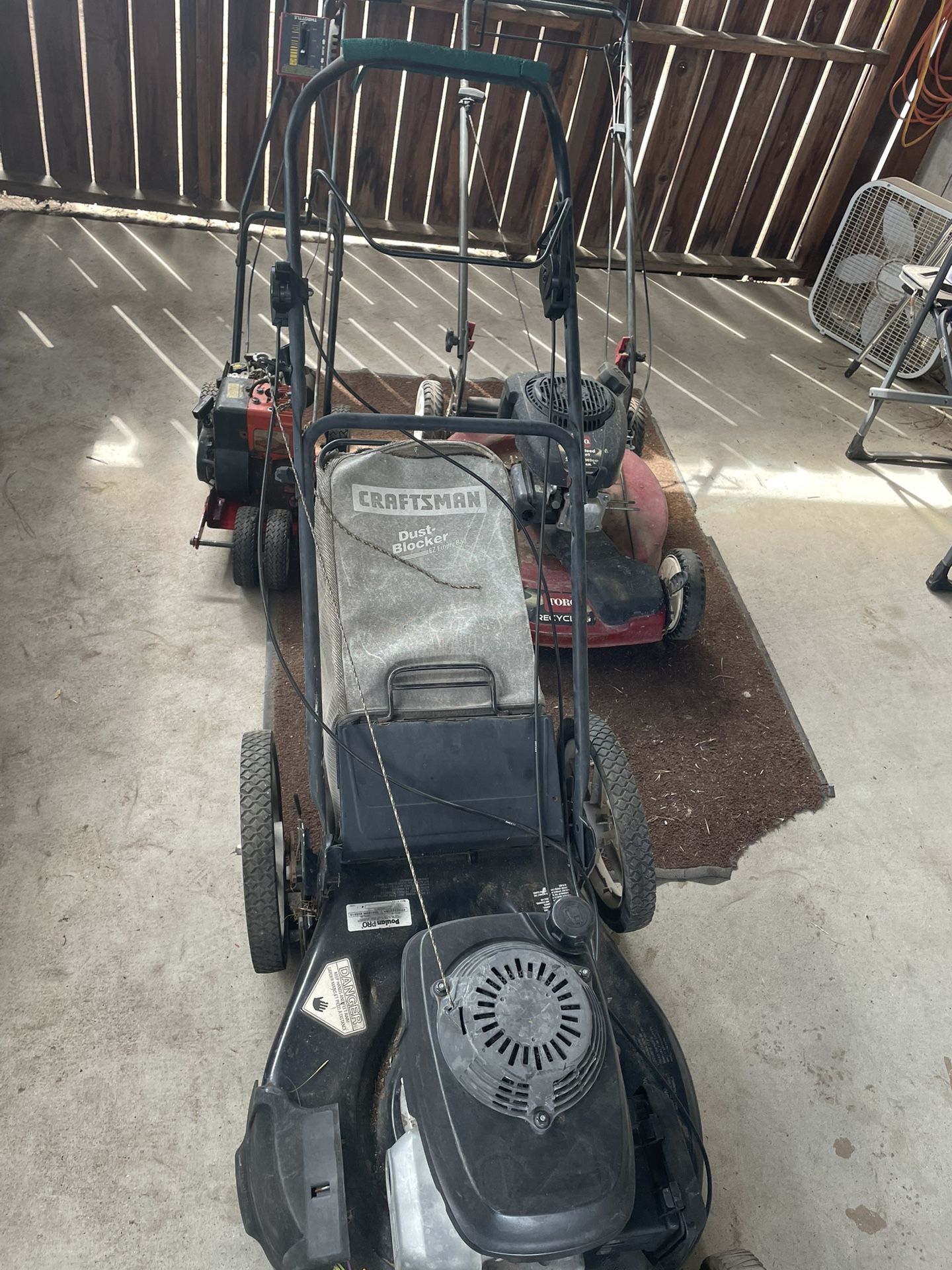 Lawn Mowers And Edger