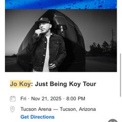 Jo Koy Tickets 11/21 At TCC!!