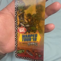 3OH!3 Signed Vans Warped Tour Ticket 