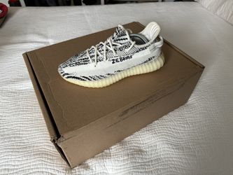 Yeezy 350 Zebra Custom Text Size US Men’s 10.5 