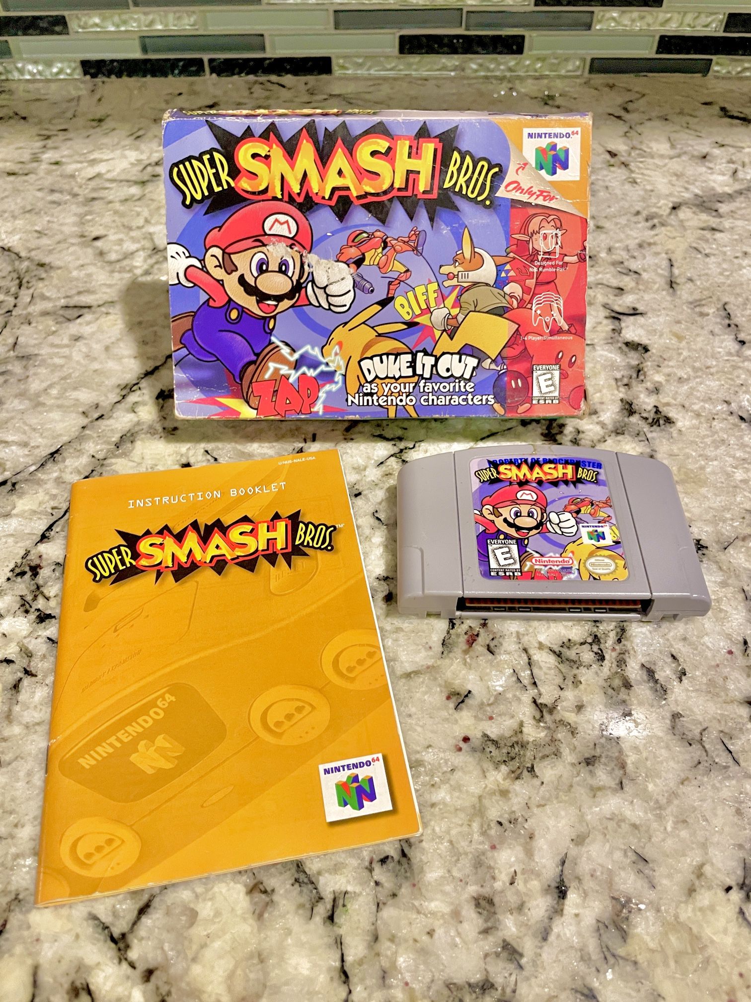 Super Smash Bros For Nintendo 64 N64