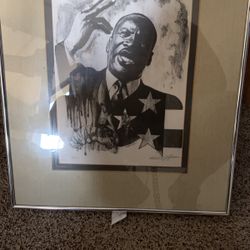 Signed Print MLK  Jr 3/300