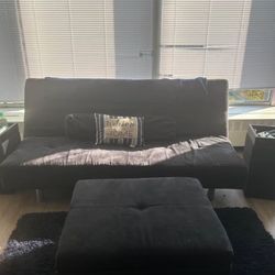 Futon With Stands And Ottomans 