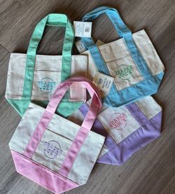 Pastel Mini Tote Bags