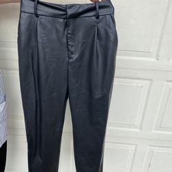 Zara faux, leather pants size large