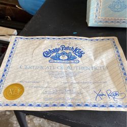 Vintage Porcelain Cabbage Patch Doll