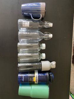 Free glass bottles / mug