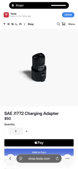SAE J1772 Charging Adapter