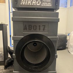 Nikro PS1000 HEPA Air Scrubber 1000 CFM – It works perfectly