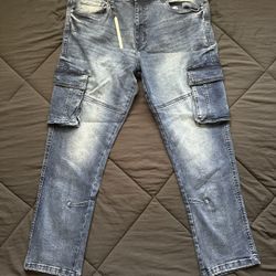 Men’s Jean cargo pants 36x32 