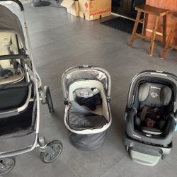 UPPAbaby Vista Stroller, Bassinet and MESA Car Seat