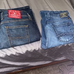 Lucky Ladies Jeans 3- Size 10/30 1- Size 12/31