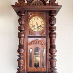 Antique German Wall Clock
