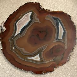 Large Agate Decor