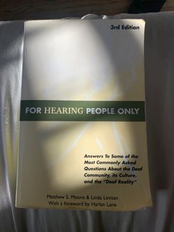 For Hearing People Only 3rd Edition