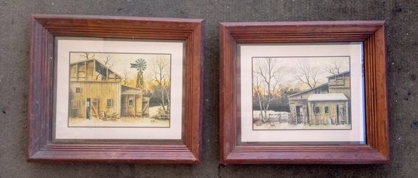 Vintage Rustic Barn Scenes