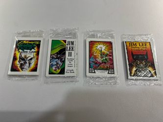 1990, 1991 Comic Images Jim Lee Series 1 & 2 Factory Sealed Packs +2 Other Packs