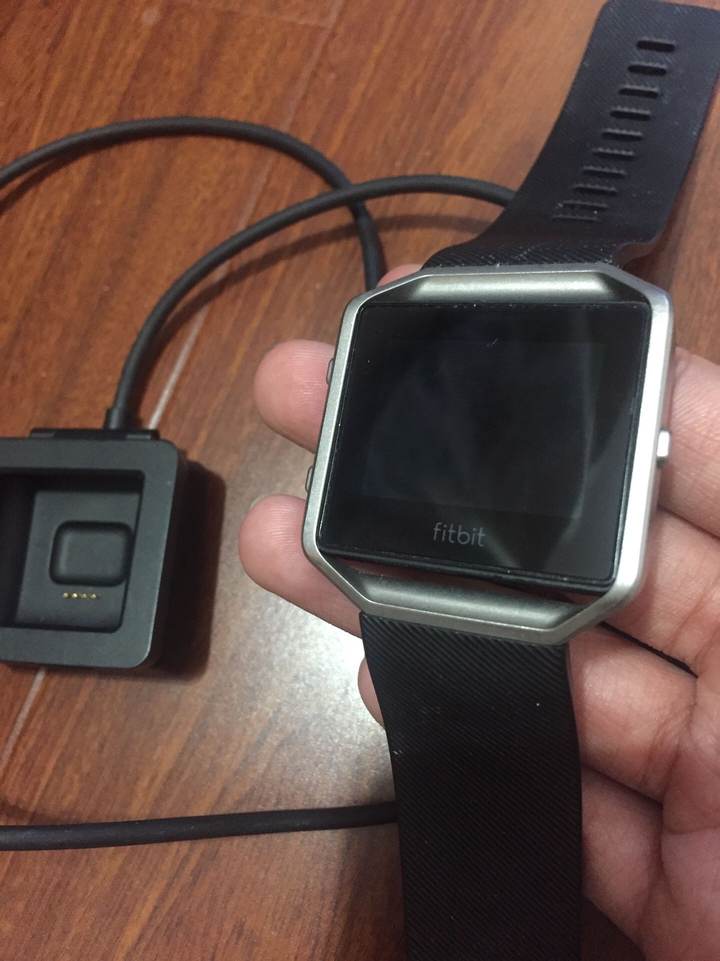 Fitbit Blaze with charger
