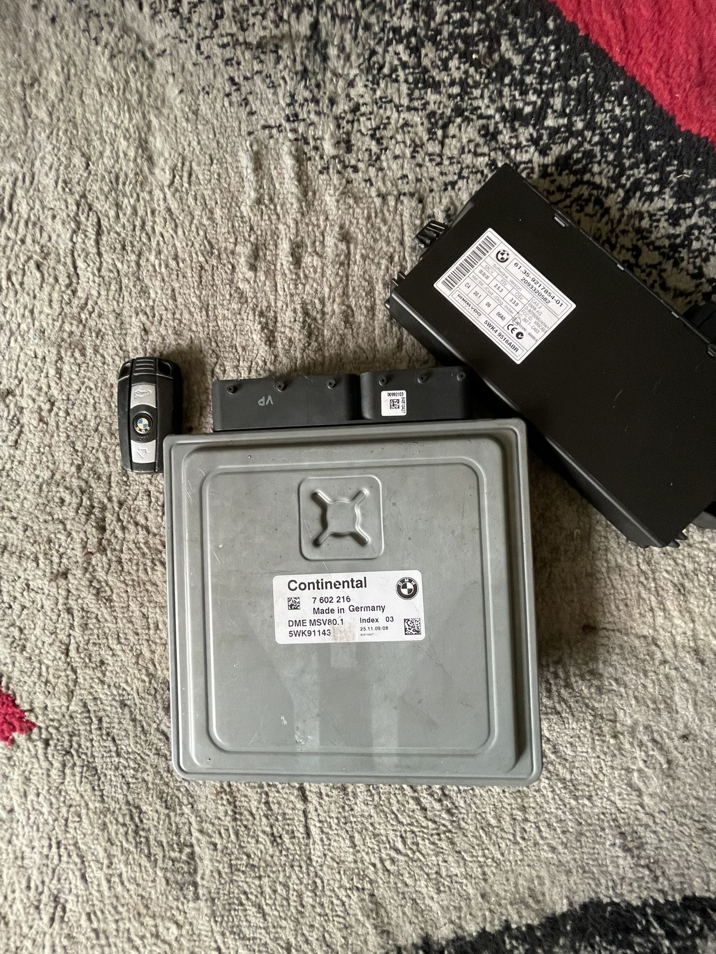 2010 BMW 328Xi ENGINE COMPUTER SET CAS3 W/ KEY FOB AUTOMATIC (contact info removed)