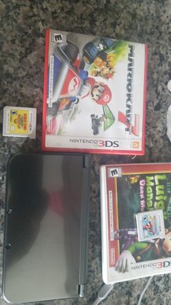 3dsxl with 5 games