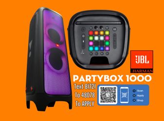 JBL PartyBox 1000- 1100W - Bluetooth Speaker -  Financing Available 