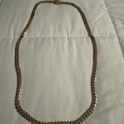 14k Gold Cuban Link Chain 26” Long 100 Grams 