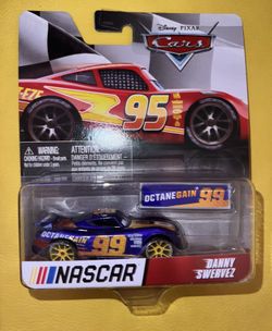 Disney Pixar Cars 2024-2025 Nascar DANNY SWERVEZ #99 (Daniel Suarez) 1/55 Scale