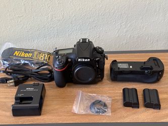 Nikon D810 Camera Body with MB-D12 grip DSLR FX Full Frame 36mp
