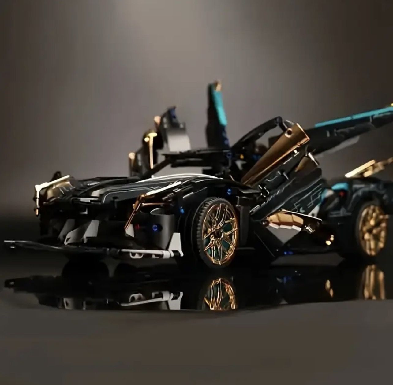 Black lego car