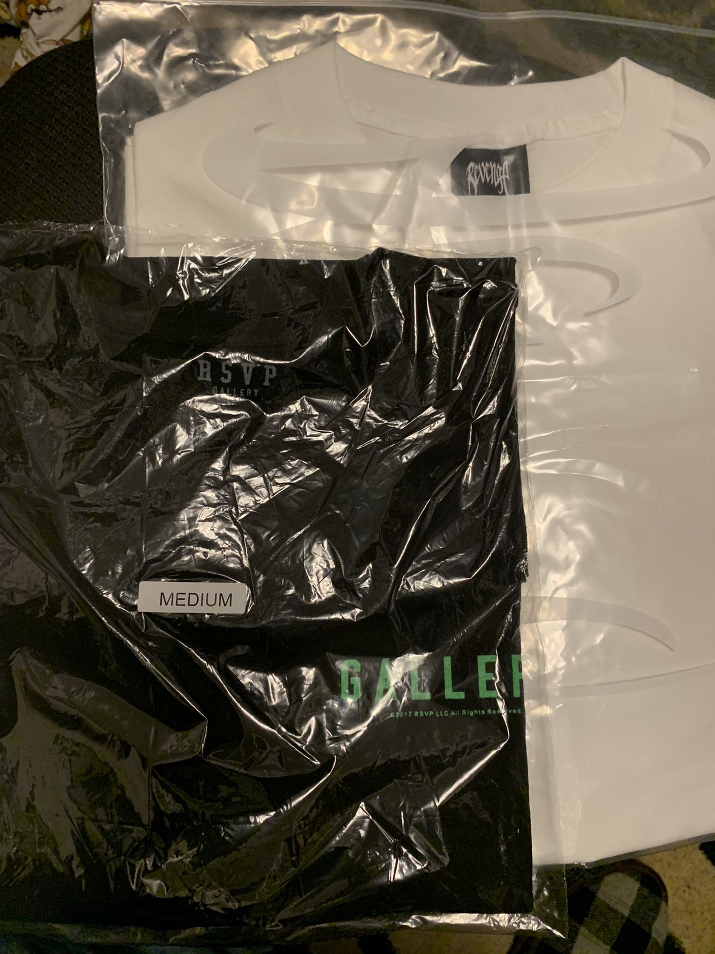 RSVP x ASSC and Revenge White T-shirt