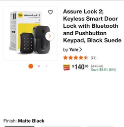 Yale keypad deadbolt lock