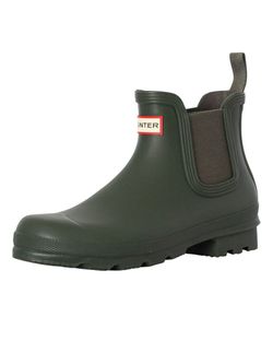 Hunter Boots Women's Original Chelsea Boot - Dark Olive $49.99