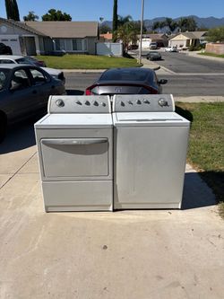 whirlpool washer&gas dryer (delivery available)