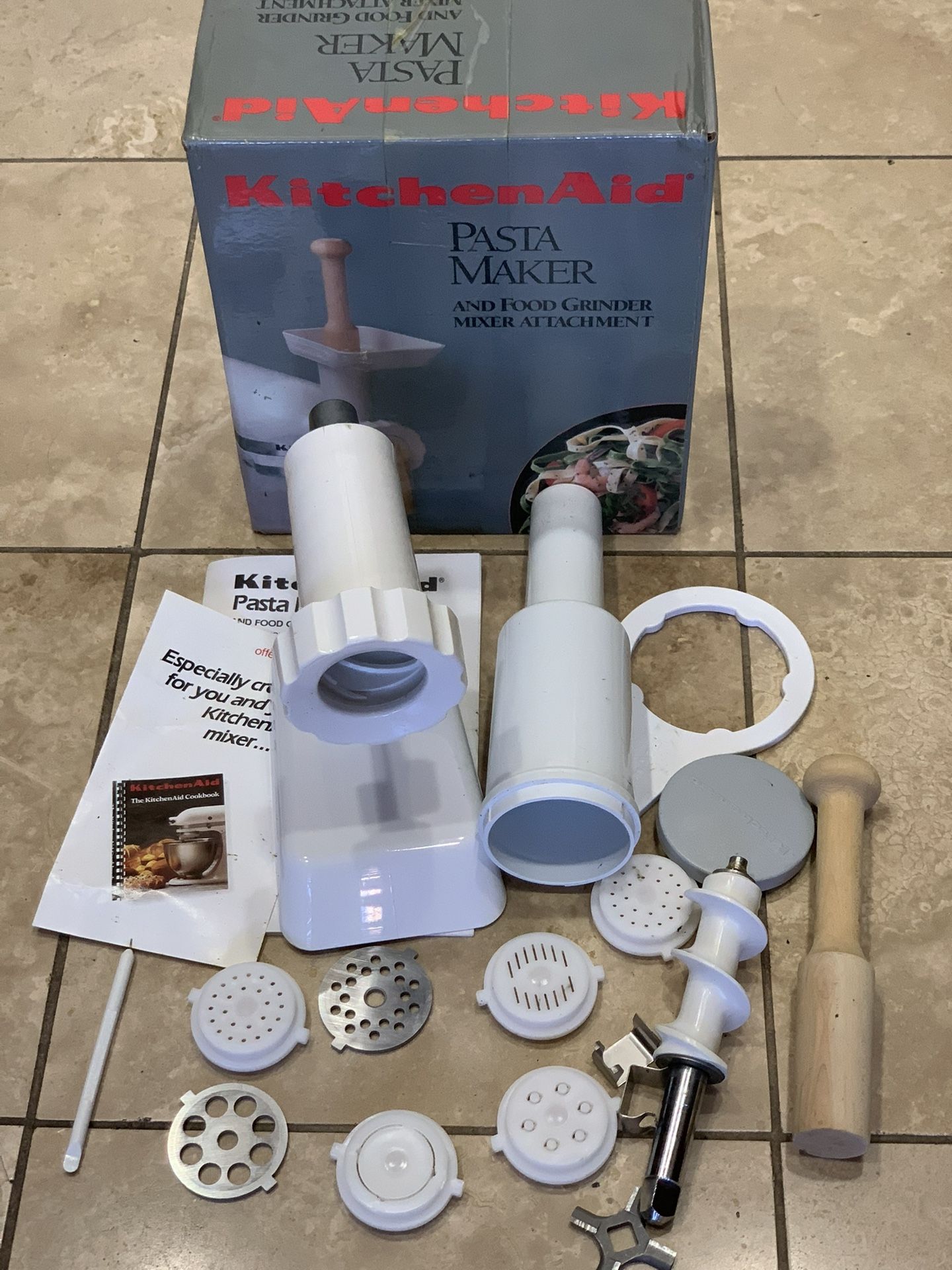 KitchenAid Pasta Maker & Food Grinder Mixer Attachment
