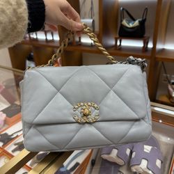 Chanel 19 Bag Small Blue