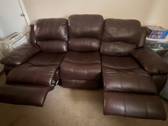 Brown Leather couch