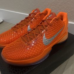 Kobe 6 Total Orange Size 11.5 Mens For Sale