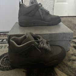 Grey Jordan 4s With Box Size 6.5y Want $160