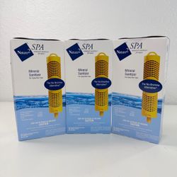3 Pack Zodiac Nature2 Spa Mineral Sanitizer Purifier Hot Tub Jacuzzi New Sealed