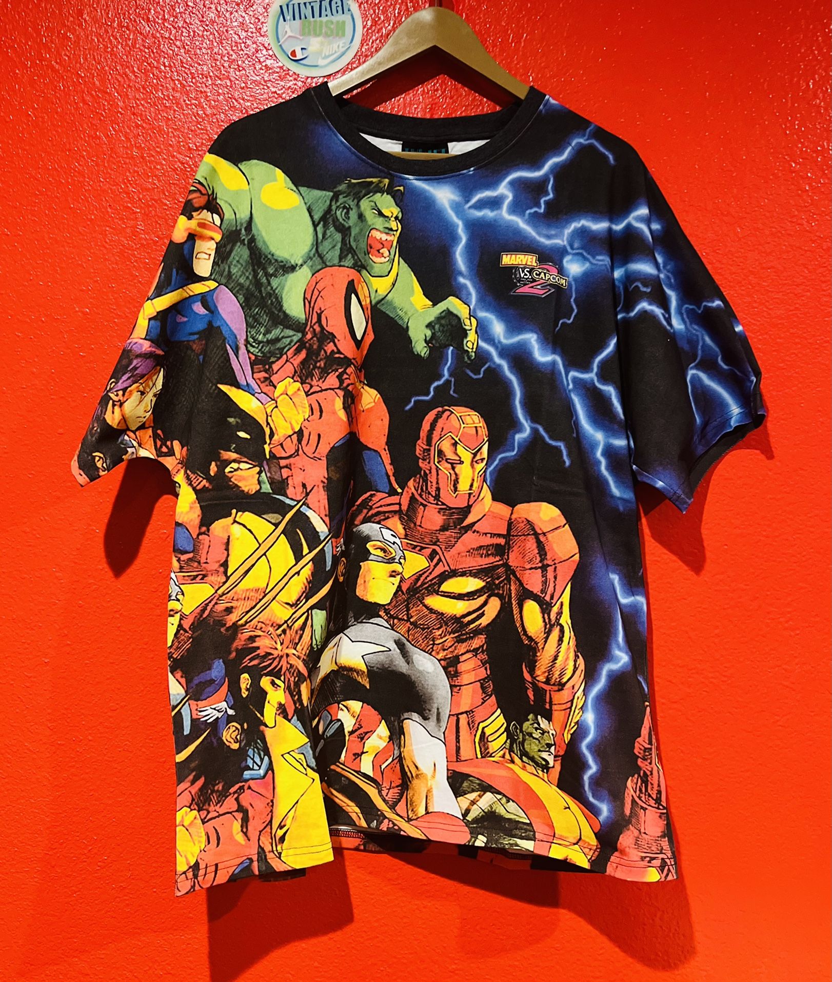 Marvel Vs Capcom 2 Mega Print Rare Spider-man Magento Venom Iron Man Comic Images