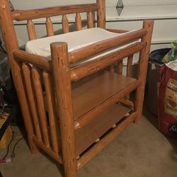 Log Furniture Baby Changing Tables