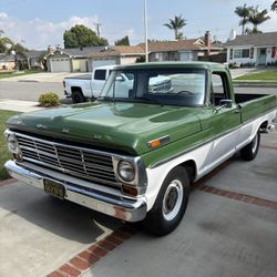 1969 Ford F-100 289 small block 3 speed manual
