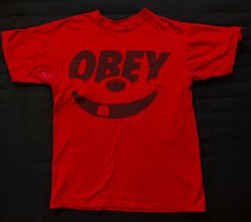 Obey shirt mens size medium red