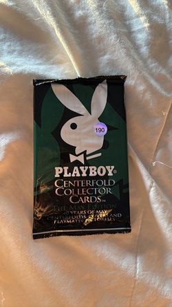 sealed pack of 1995 Playboy Centerfold Collector Cards
