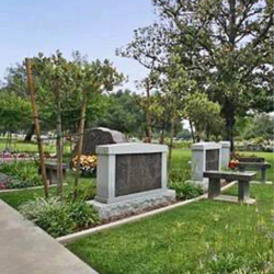 Double depth burial plot in Oakdale cemetery