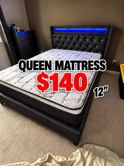New queen mattress only $140