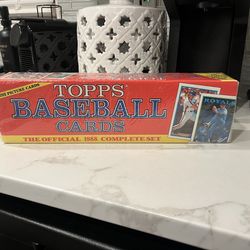 Sealed 1988 Topps Baseball Complete Set